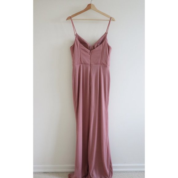 Azazie Adley Dress - Dusty Rose - Size A10 - Picture 4 of 6